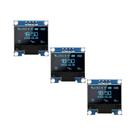 Módulo De Display OLED Branco 0.96" 128x64 5 Peças SSD1306 Luminoso I2C Para Arduino Raspberry Pi
