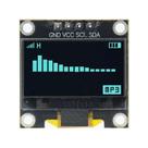 Módulo De Display OLED Branco Azul Amarelo 128X64 I2C Driver SSD1315 Placa De Tela LCD Serial De 4