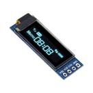Módulo De Display OLED I2C De 0,91 Polegadas Branco Azul SSD1306 Driver De Tela Para Arduino DC 33V