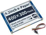 Módulo de exibição E-Ink waveshare 4,2 polegadas 400 x 300 pixels