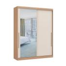 Módulo de Guarda Roupa 2 Portas 2 Gavetas Espelhado Elegance