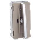Módulo de Interruptor Bipolar Intermediário Cromado da Linha Novara - DC-1200/59 - DICOMPEL
