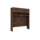 Módulo de Quarto Armário Ponte Aéreo Plus Casal 2 Portas 221cm Canela - Novo Horizonte
