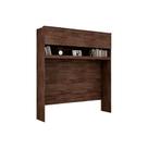Módulo de Quarto Casal Armário Ponte Aéreo c/ 2 Portas Gold Bari Canela - Novo Horizonte