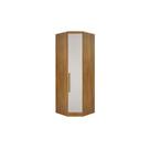 Módulo de Quarto Casal Closet Canto Oblíquo Rizon 1 Porta e 2 s Freijó/FendiOff - Novo Horizonte
