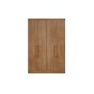 Módulo de Quarto Solteiro Guarda Roupa c/ 4 Portas e 3 Gavetas Rizon/Linea Cumaru - Novo Horizonte