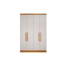 Módulo de Quarto Solteiro Guarda Roupa Rizon c/ 4 Portas e 3 Gavetas Freijó/FendiOff - Novo Horizonte Módulo de Quarto Solteiro Guarda Roupa Rizon c/ 4 Portas e 3 Gavetas Freijó/FendiOff - Novo Horizonte