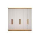 Módulo de Quarto Solteiro Guarda Roupa Rizon c/ 6 Portas e 4 Gavetas Freijó/FendiOff - Novo Horizonte Módulo de Quarto Solteiro Guarda Roupa Rizon c/ 6 Portas e 4 Gavetas Freijó/FendiOff - Novo Horizonte