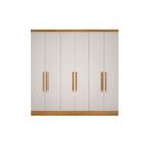 Módulo de Quarto Solteiro Guarda Roupa Rizon c/ 6 Portas e 8 Gavetas Freijó/FendiOff - Novo Horizonte Módulo de Quarto Solteiro Guarda Roupa Rizon c/ 6 Portas e 8 Gavetas Freijó/FendiOff - Novo Horizonte