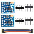 Módulo de sensor de magnetômetro de bússola GY-271 QMC5883L de 3 eixos x2