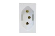 Módulo de Tomada com 2 Polos + Terra Modulare 20a 250v Branco