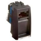 Módulo de Tomada de Informática LivingLight RJ45 1 Cat6 Preto - Bticino