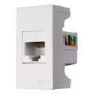 Módulo De Tomada De Rede Rj45 8 Fios Cat5e Branco - Ilumi