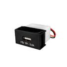 Módulo de tomada USB 5V - 2.0A Linha Slim Ilumi Preto - 81914