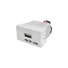 Módulo de tomada USB 5V - 2.0A Linha Vivaz Ilumi - 7591