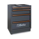 Módulo Fixo 4 Gavetas com Cuba de Aço Inox Torneira Rolha de Pia Tampa e Fechadura C45PRO M4 Beta Módulo Fixo 4 Gavetas com Cuba de Aço Inox Torneira Rolha de Pia Tampa e Fechadura C45PRO M4 Beta