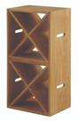 Modulo Garrafeiro Duplo Vino Cor Rustic Brown 43cm - 58905 Modulo Garrafeiro Duplo Vino Cor Rustic Brown 43cm - 58905