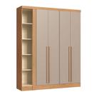 Módulo Guarda-roupa de Canto 4 Portas 2 Gavetas Infinity