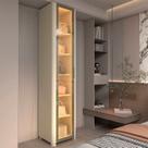 Módulo Guarda-Roupa Innova Reflecta 1 Porta com LED 100% MDF