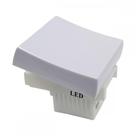 Modulo Ilumi Slim Com Led 1 Simples Largo Branco 81352