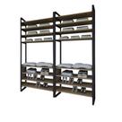 Módulo Industrial 16 Prateleiras Herval Viel, Cedro Módulo Industrial 16 Prateleiras Herval Viel, Cedro