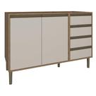 Módulo Inferior 02 Portas 04 Gavetas 120cm Cozinha Vitoria