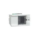 Módulo Informática Rj45 Branco Brilhante Lunare Up Schneider