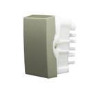 Módulo Interruptor Bipolar Simples 250V Inova Pro Class Alumbra Cinza/Champagne