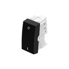Módulo Interruptor Bipolar Simples Fame Habitat Black 20A Preto
