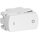 Módulo Interruptor Bipolar Simples Miluz 10 Amperes 250 Volts Branco - S3B72040 - SCHNEIDER