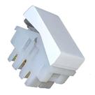 Modulo Interruptor Chave Cruz 10a 250v Branco 52050 - Pezzi