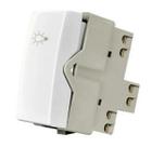 Modulo interruptor pulsador minuteria com luz 10a sleek margirius Modulo interruptor pulsador minuteria com luz 10a sleek margirius