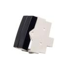 Módulo Interruptor Simples Duplo 10a Sleek Preto Margirius