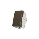 Módulo Interruptor Simples MarGirius Sleek 10A Marrom