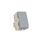 Módulo Interruptor Simples MarGirius Sleek Colors 10A Cinza
