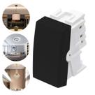 Modulo Interruptor Simples Preto Fame Habitat 4027