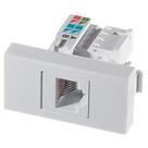 Módulo Keystone Tomada de Rede RJ45 Petra Mec-Tronic com 10 Unidades Módulo Keystone Tomada de Rede RJ45 Petra Mec-Tronic com 10 Unidades