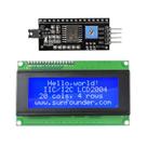 Módulo LCD Shield SunFounder IIC I2C TWI Serial 2004 20x4 Módulo LCD Shield SunFounder IIC I2C TWI Serial 2004 20x4