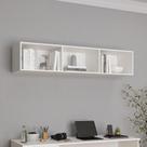 Módulo Nicho Triplo Modulado Hera CabeCasa MadeiraOriginals Branco Geada Módulo Nicho Triplo Modulado Hera CabeCasa MadeiraOriginals Branco Geada
