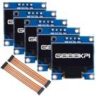 Módulo OLED GeeekPi 0,96" 128x64 White Driver IIC Serial x5
