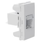 Módulo Origen Jack Rj11 4 Fios Branco Abb Módulo Origen Jack Rj11 4 Fios Branco Abb