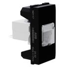 Módulo Origen Jack Rj11 4 Fios Preto Abb Módulo Origen Jack Rj11 4 Fios Preto Abb