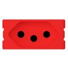 Módulo Origen Tomada 20A 250V Vermelho Abb