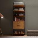 Módulo para Closet 2 Gavetas MDF TW401 Dalla Costa Módulo para Closet 2 Gavetas MDF TW401 Dalla Costa