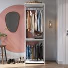 Módulo para Closet com Cabideiro e Prateleira 183x45x57cm Módulo para Closet com Cabideiro e Prateleira 183x45x57cm