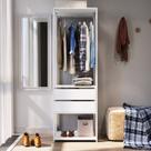Módulo para Closet com Gavetas e Cabideiro 183x45x60cm Módulo para Closet com Gavetas e Cabideiro 183x45x60cm