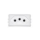 Módulo para Tomada 2P+T 10A 250V sem Placa Pluzi Pluzie
