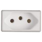 Módulo Para Tomada 2p+t Tramontina Izyflat 20 A 250 V Branco Tramontina Módulo Para Tomada 2p+t Tramontina Izyflat 20 A 250 V Branco Tramontina