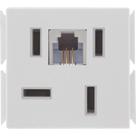 Módulo Para Tomada De Telefone 4p E Rj11 Tramontina Aria Branco Tramontina Módulo Para Tomada De Telefone 4p E Rj11 Tramontina Aria Branco Tramontina