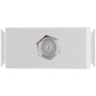 Módulo Para Tomada -sat Coaxial Direta Aria Branco - 57217042 - Tramontina Módulo Para Tomada -sat Coaxial Direta Aria Branco - 57217042 - Tramontina